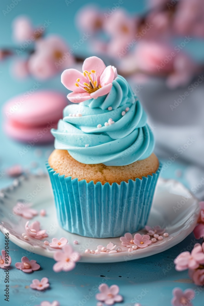 Delicious Close-up of Cupcakes Arranged on a Plate, Dining Room Aesthetics, Graphic Resources, Wallpapers, Brochure, banner, Advertising, background Delicious Close-up of Cupcakes Arranged on a Plate, Dining Room Aesthetics, Graphic Resources, Wallpapers, Brochure, banner, Advertising, background