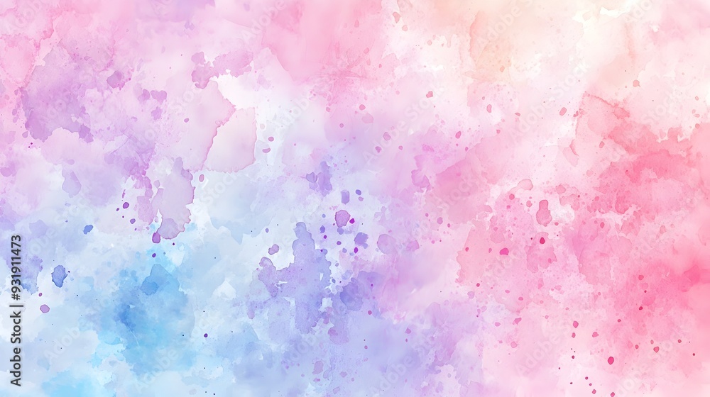 Pastel Watercolor Splash Background with Touch Pastel Watercolor Splash Background with Touch