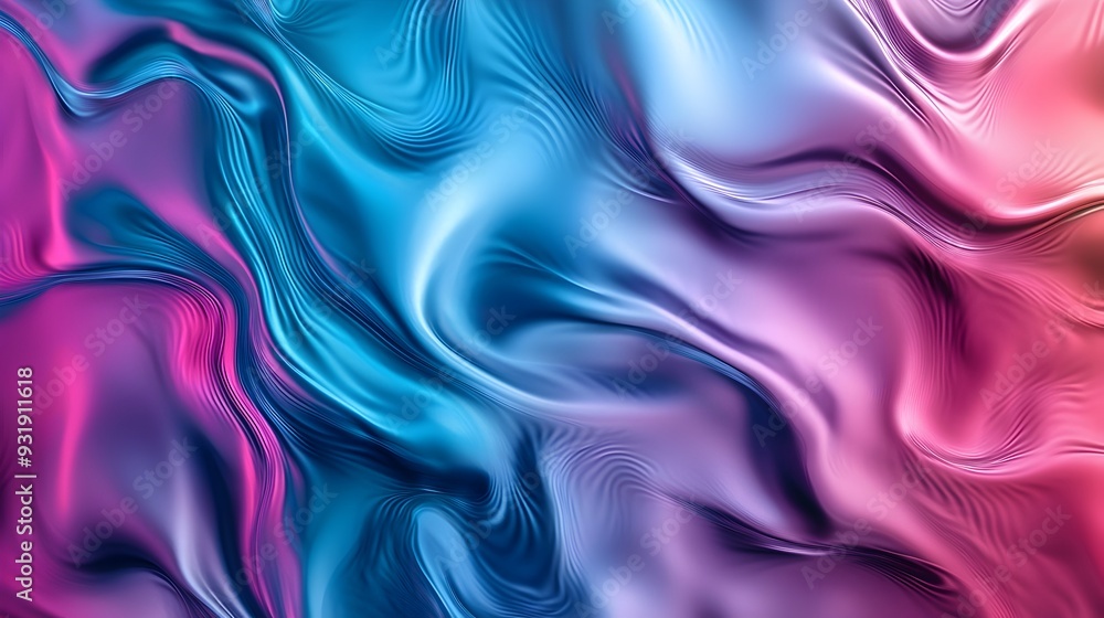 Swirling Metallic Fluid Abstract Background with Futuristic Vibes Swirling Metallic Fluid Abstract Background with Futuristic Vibes