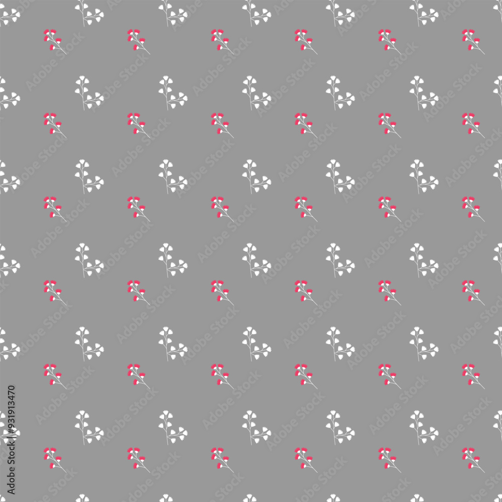 Free vector Flat small flowers pattern design Free vector Flat small flowers pattern design