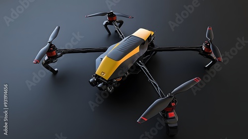 23. **A detailed 3D model of a high-speed racing drone photo