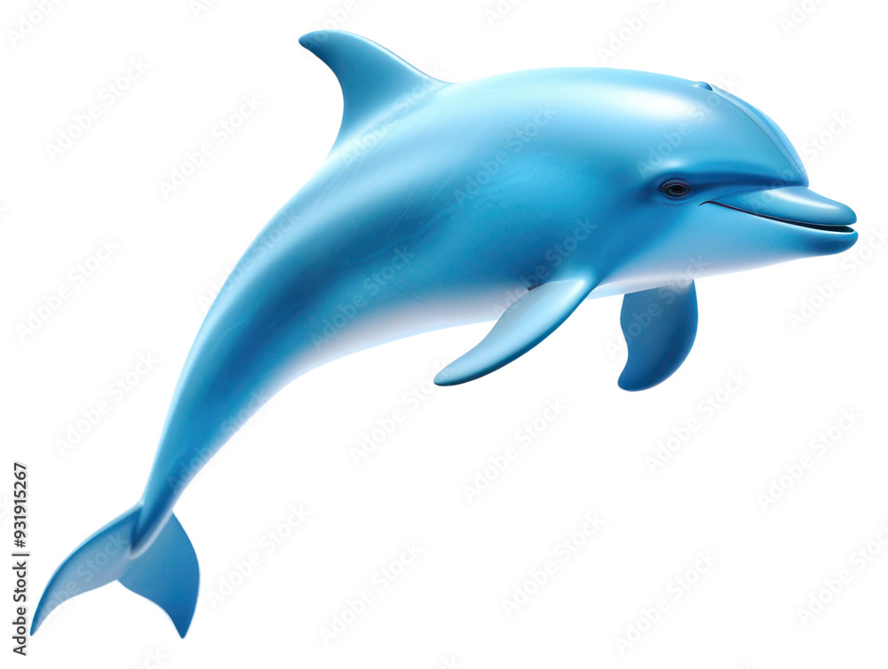 Fototapeta premium PNG Dolphin animal mammal underwater.