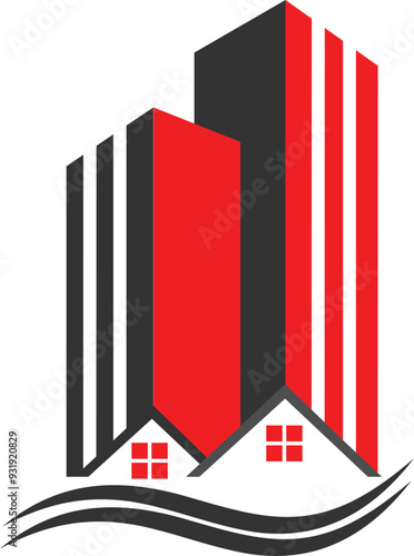 Luxury real estate logo design. House logo design. House Building logo design. Property business logo design. Brokerage logo vectors, Industrial logo design. Rant a house icon design. Home logo design