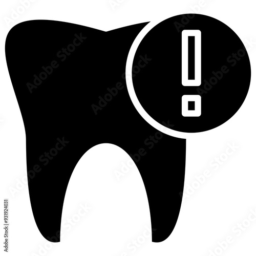 Dental caries icon