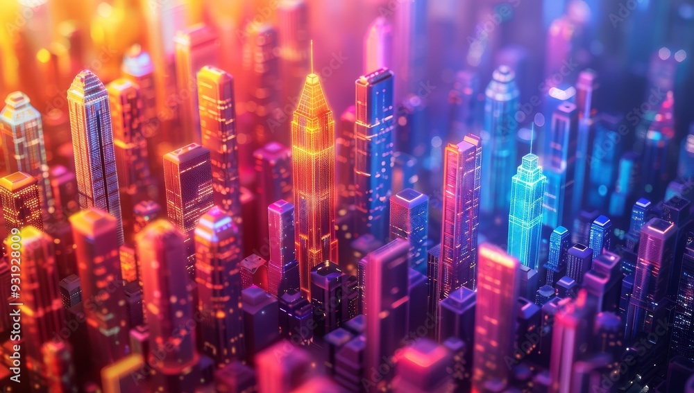 Neon Cityscape