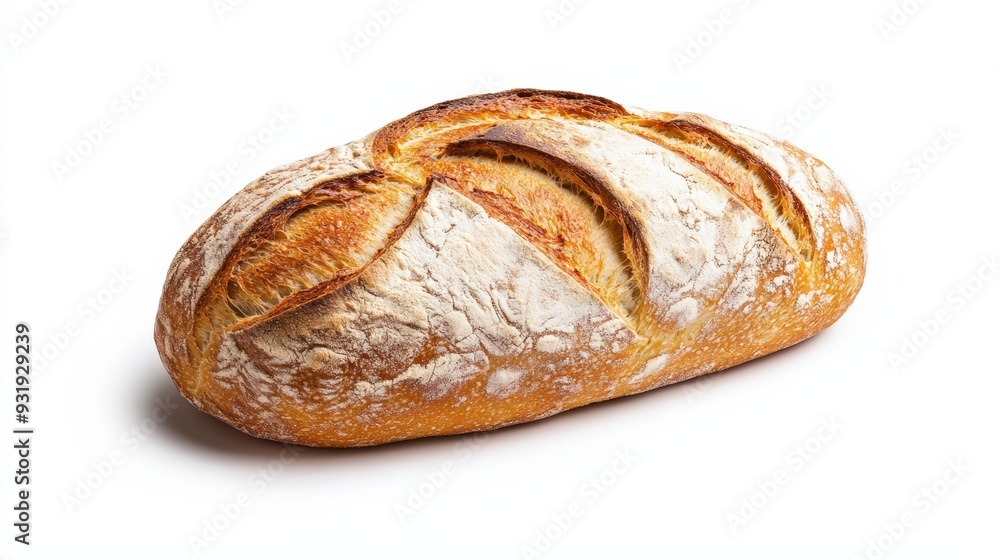 Freshly baked artisanal bread with a crusty exterior and soft interior, perfect for sandwiches or as a side dish. Freshly baked artisanal bread with a crusty exterior and soft interior, perfect for sandwiches or as a side dish.