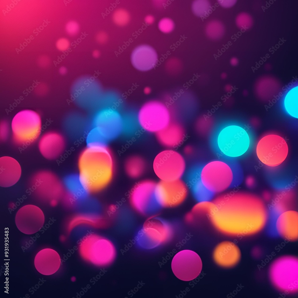 Abstract Neon Bokeh Background
Abstract Neon Bokeh Background