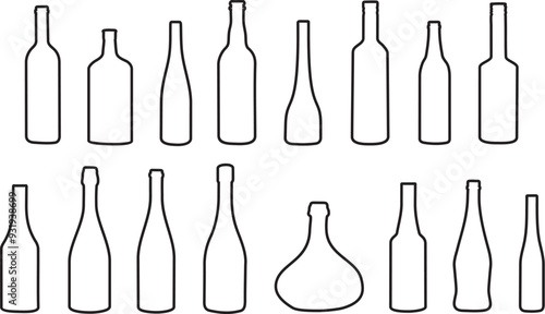 ASSORTIMENT DE BOUTEILLES.eps