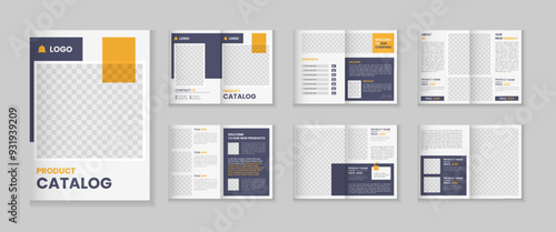 Catalog design or 12 pages product catalogue template design