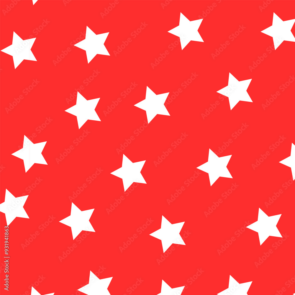 Christmas pattern. Stars. Red background. Vector. EPS 10 Christmas pattern. Stars. Red background. Vector. EPS 10