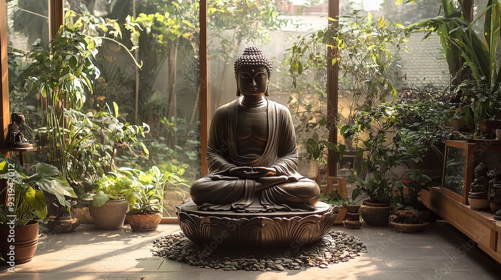 Buddha Statue Garden. Buddha Statue Garden.