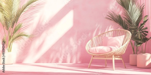Pink Paradise: A serene poo...