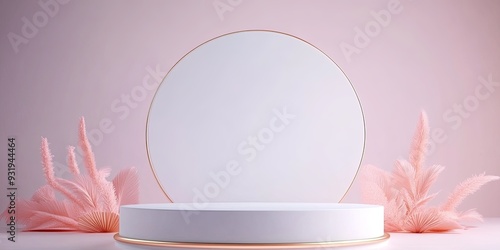 Minimalist Pink and White P...