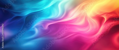 Abstract gradient background with colorful lights and shadows, blurred texture for design.