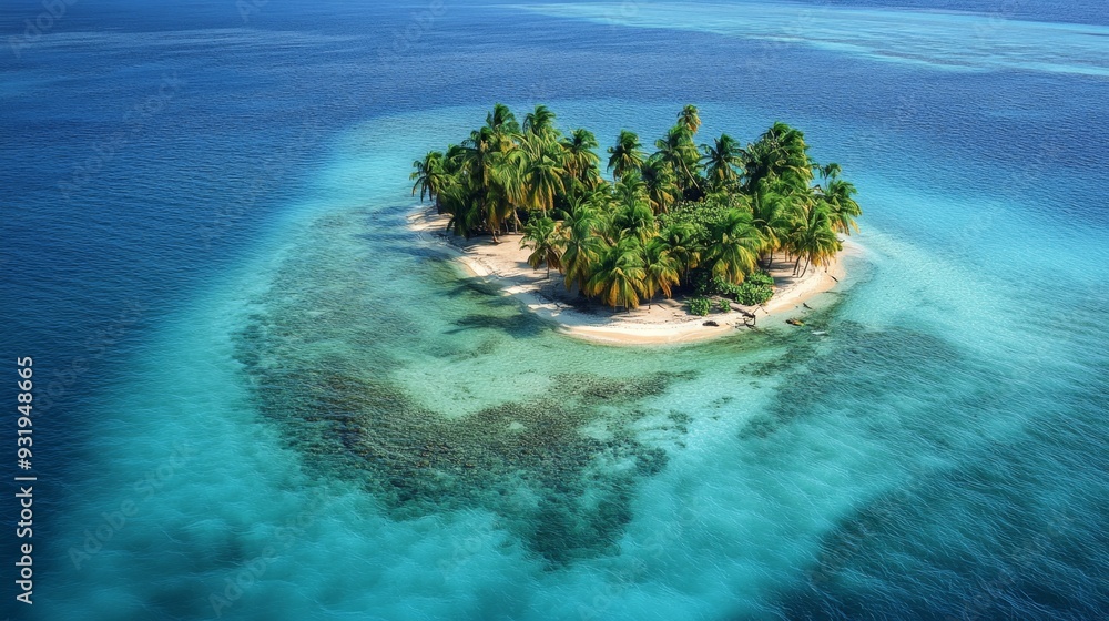 Tropical Island Paradise. Tropical Island Paradise.