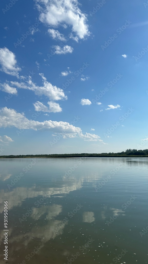 Fototapeta premium river reflection 