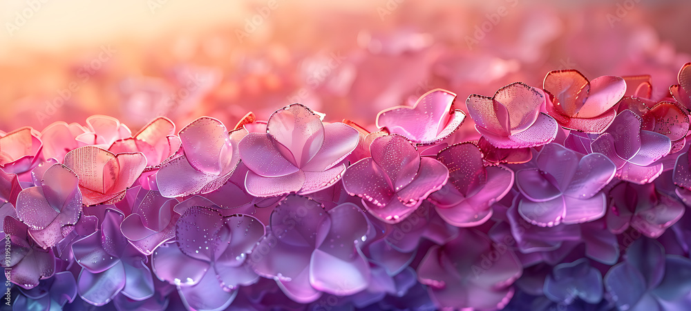 Fototapeta premium Abstract Light Purple, Pink mosaic pattern in vector style