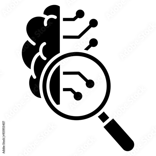 AI analytics icon