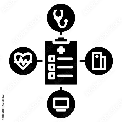 health information exchange icon