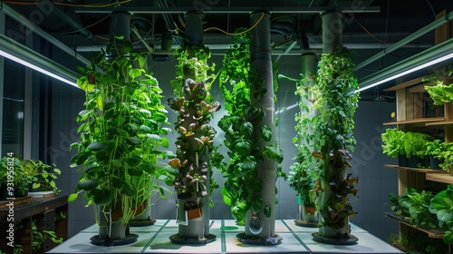 Vertical hydroponic vegetable and herb farm