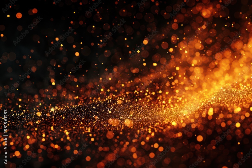 Obraz premium Abstract Golden Glitter Background