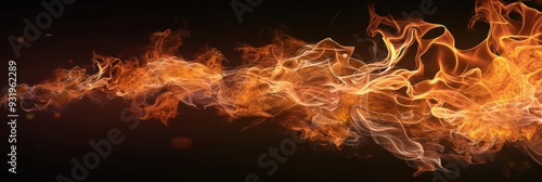 Fiery Abstract Design