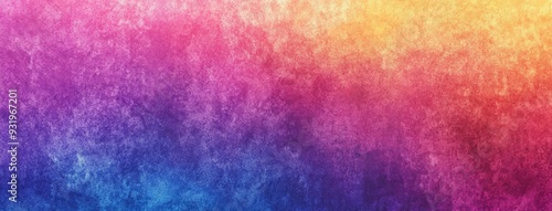 Colorful gradient background with a grainy texture,