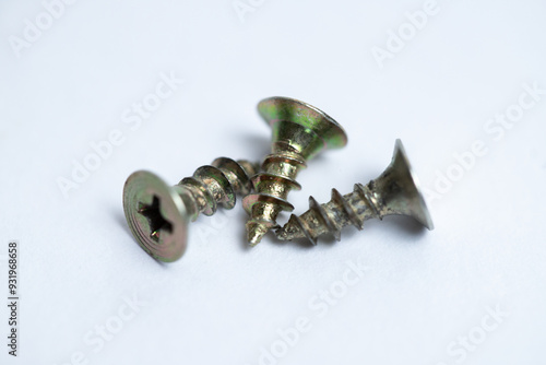 close up of screws