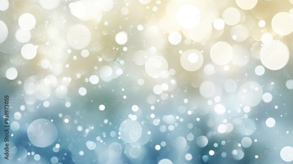 Abstract background featuring soft bokeh white circles Abstract background featuring soft bokeh white circles