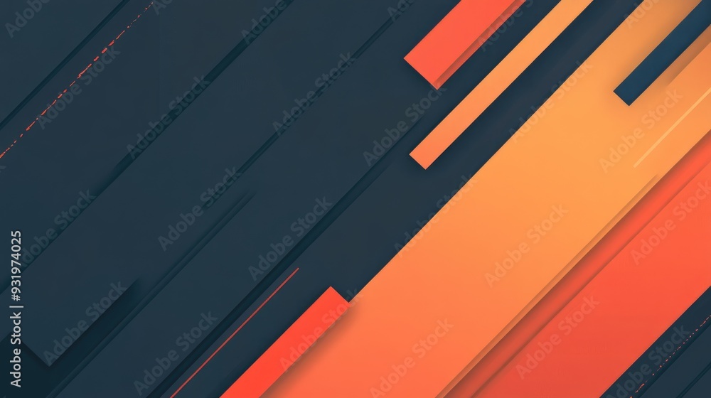 Obraz premium Abstract flat design background