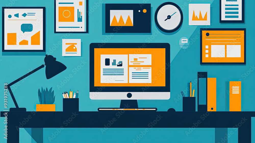 graphic resource for working from home graphic resource for working from home