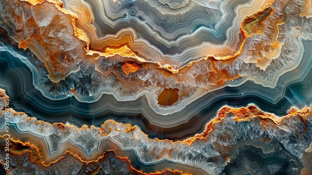Gradient surface of agate rock Gradient surface of agate rock