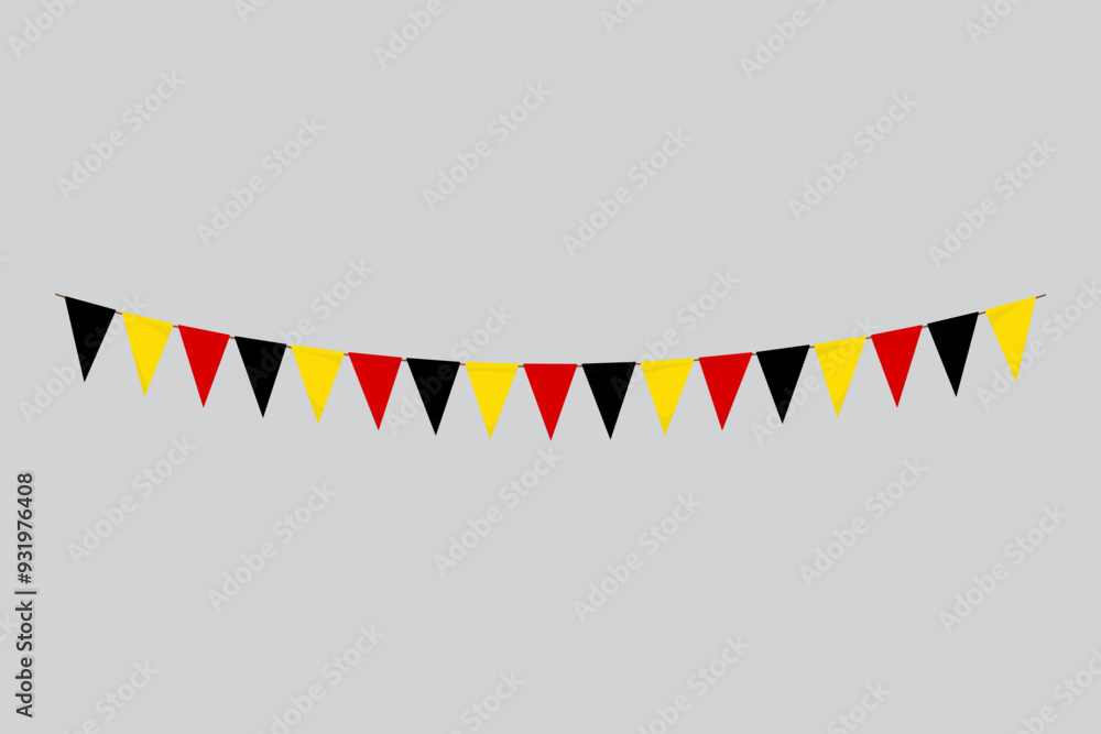 Fototapeta premium Albania ribbon flag