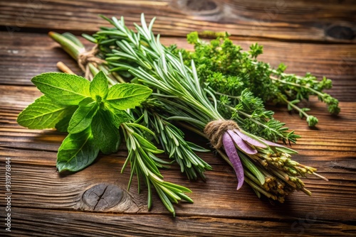 fragrant herb sprigs