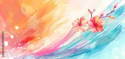 Abstract Flowery Design