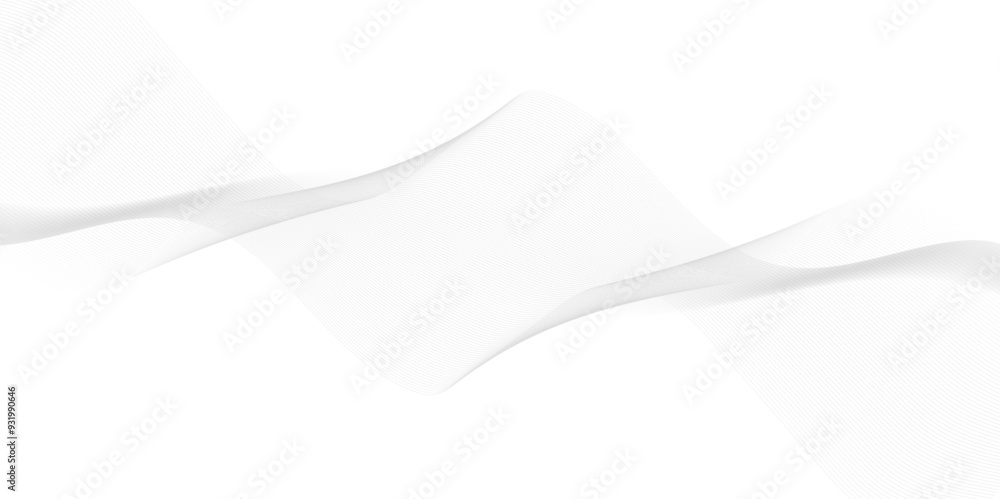 Abstract background with wave of flowing lines, digital futuristic illustration. Waves with shadow. Abstract blue lines on white background. Abstract background with wave of flowing lines, digital futuristic illustration. Waves with shadow. Abstract blue lines on white background.