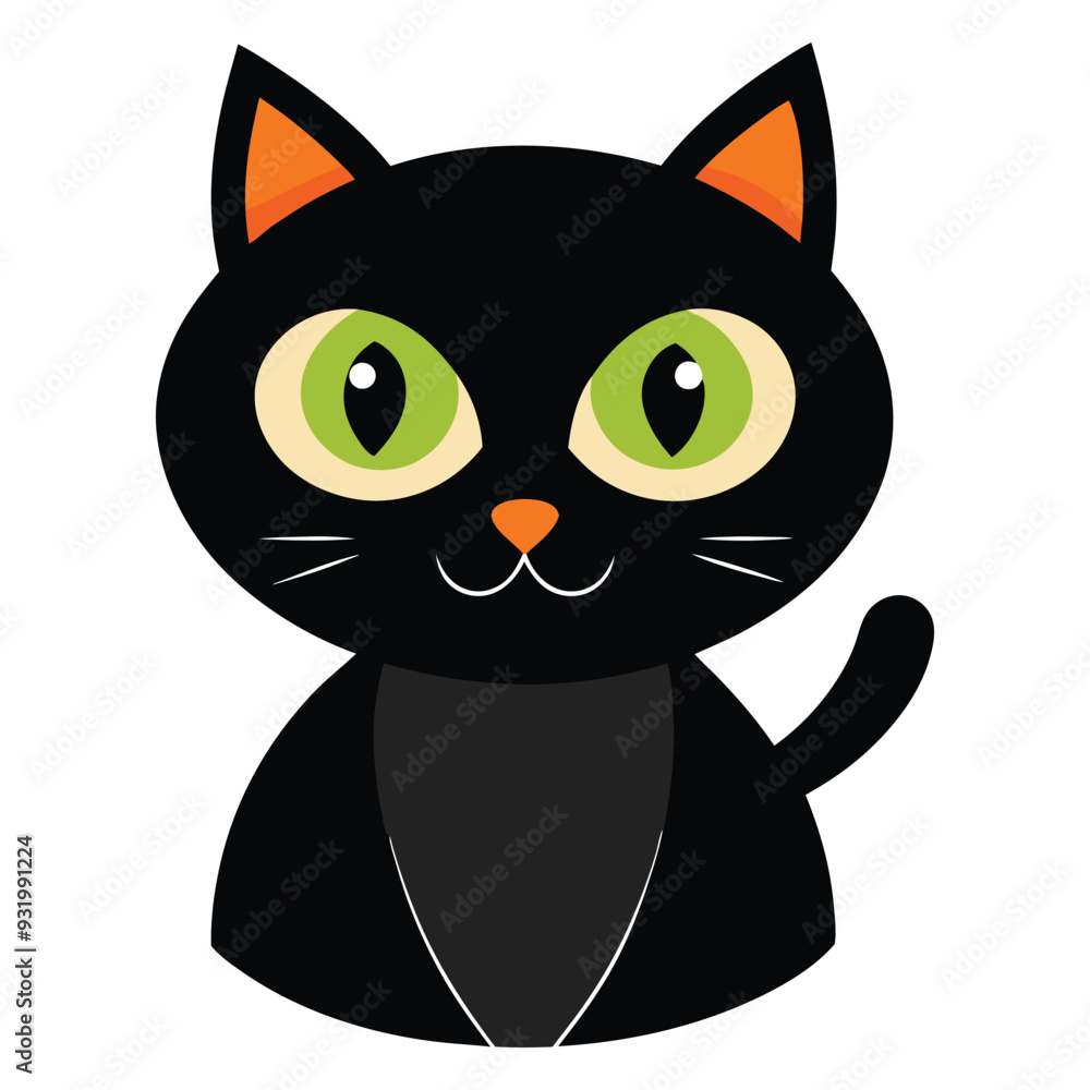 Halloween Cat Silhouette Vector Illustration
Halloween Cat Silhouette Vector Illustration