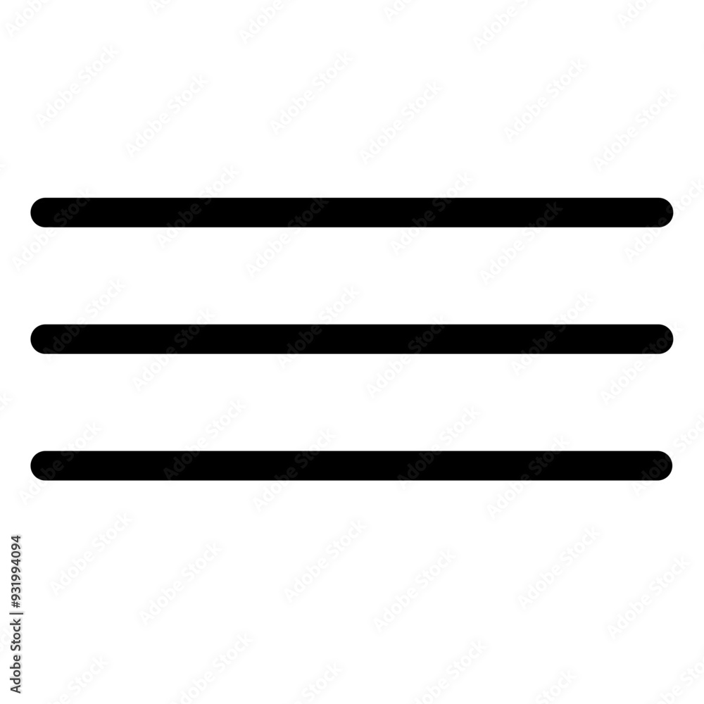Flat and minimal list icon symbol - Basic user interface list symbol Flat and minimal list icon symbol - Basic user interface list symbol