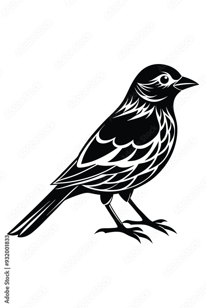 Fototapeta premium Elegant Bird Water Pot with Tree Silhouette Design - Nature-Inspired Garden Decor