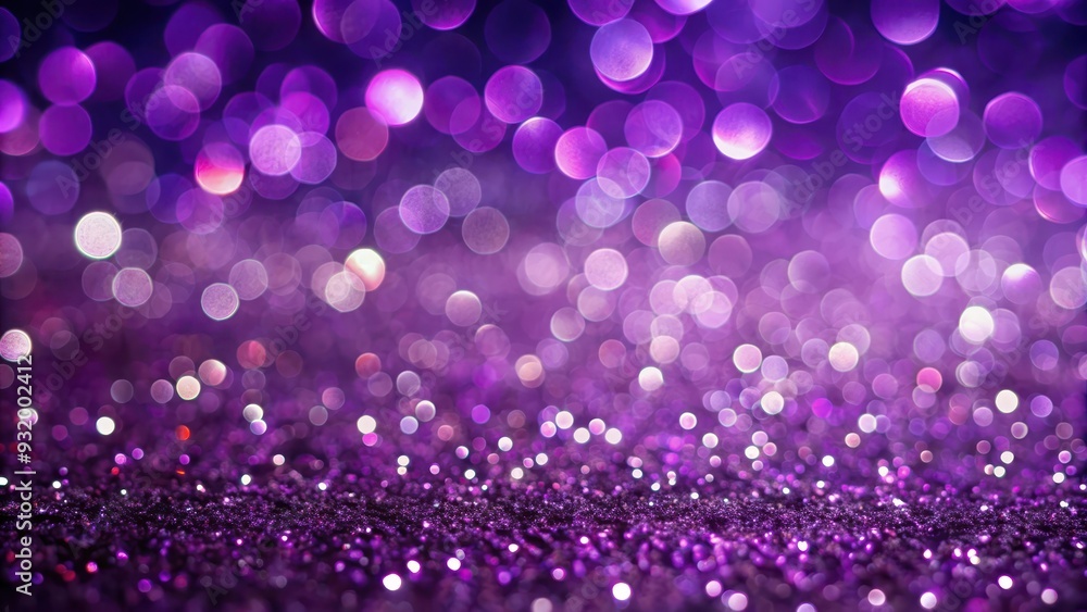 Purple festive glitter background with bokeh closeup and copy space, festive, purple, glitter, background, bokeh Purple festive glitter background with bokeh closeup and copy space, festive, purple, glitter, background, bokeh