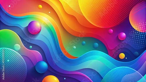 Abstract background with dynamic shapes and colorful gradients , abstract, background, visual effects, color, gradients, wallpaper