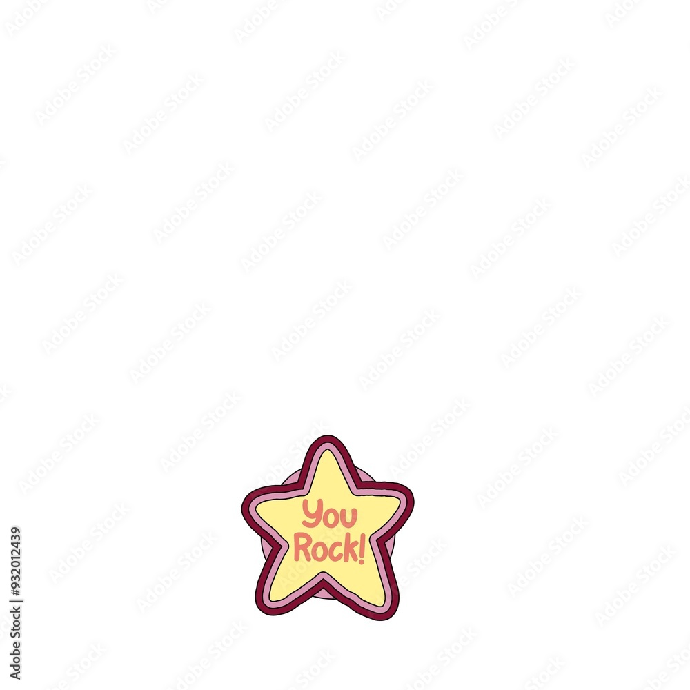 Fototapeta premium A cute Hand Drawn sticker (10)