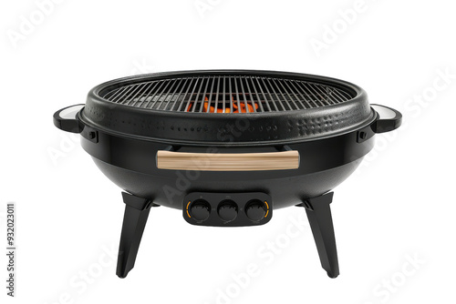 Electric grill for indoor cooking Isolated On Transparent Background