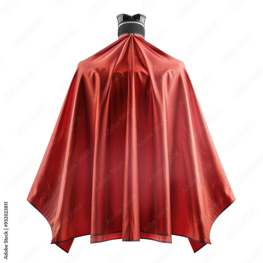Modern barber cape design Isolated On Transparent Background Modern barber cape design Isolated On Transparent Background