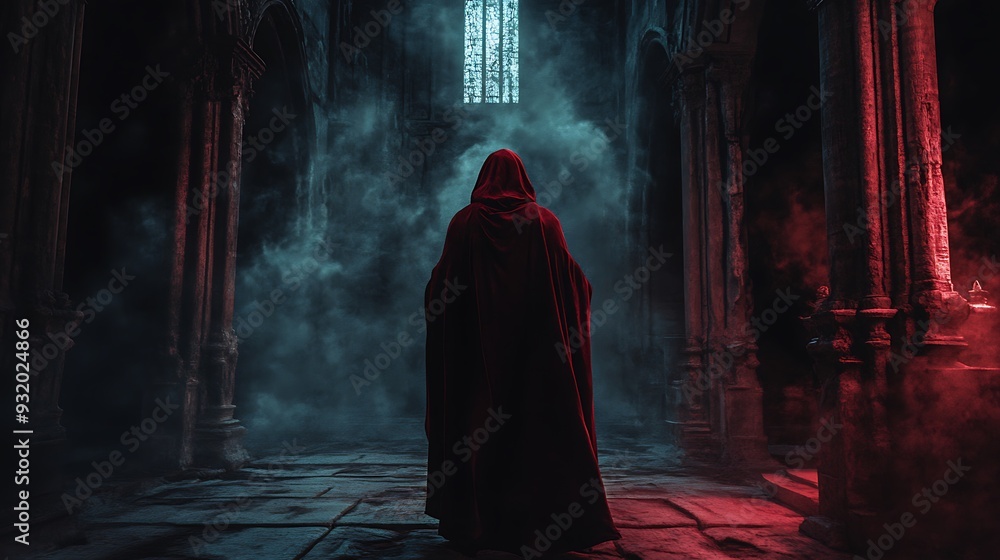 Nightshade Elegance: Captivating Bloodthirsty Vampire in Gothic Fantasy Setting Nightshade Elegance: Captivating Bloodthirsty Vampire in Gothic Fantasy Setting