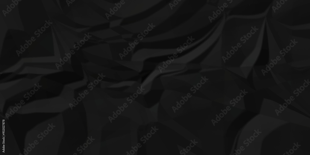 Old paper craft Close up texture of black cardboard crumple on a creased recycle black craft paper texture background. grunge wrinkle old paper.
Old paper craft Close up texture of black cardboard crumple on a creased recycle black craft paper texture background. grunge wrinkle old paper.