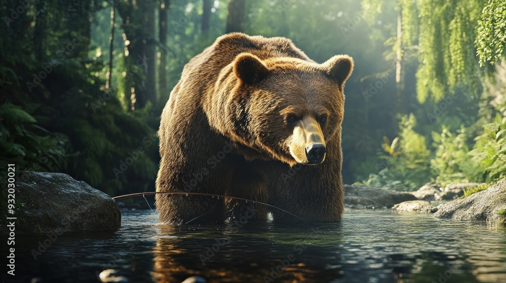 A Bear in its Natural Habitat A Bear in its Natural Habitat