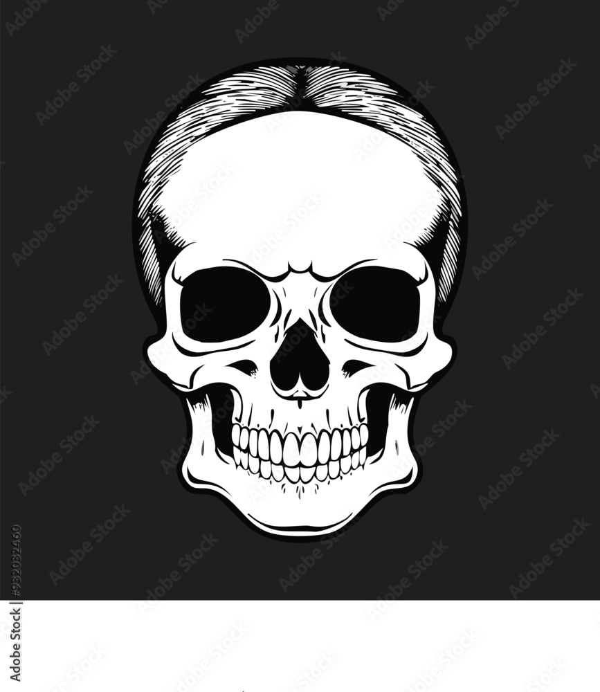 Skeleton skull vector design illustration Skeleton skull vector design illustration