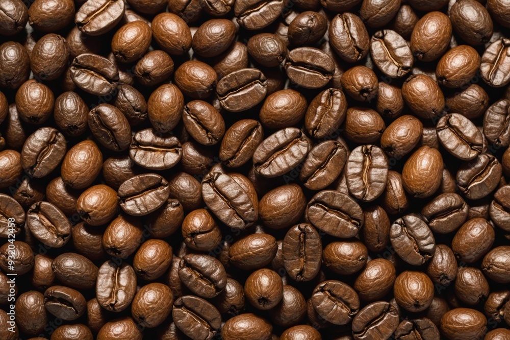 Obraz premium coffee beans isolated on white background