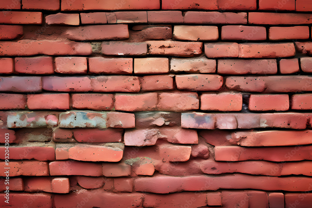 Fototapeta premium red brick wall